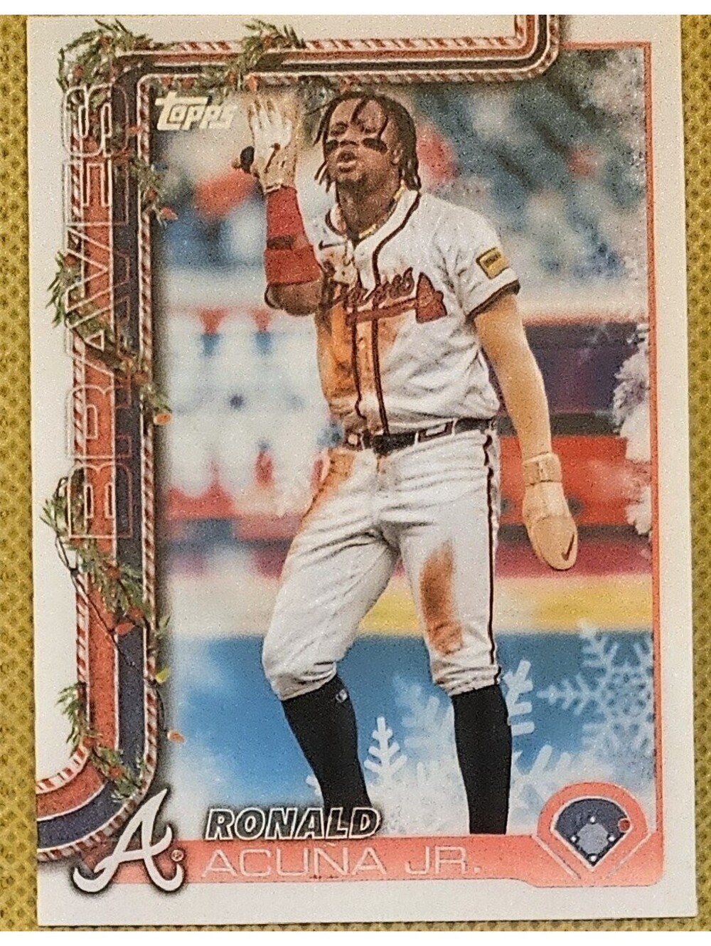 2025 Topps Holiday Baseball #H62 Ronald Acuna Jr. - Atlanta Braves
